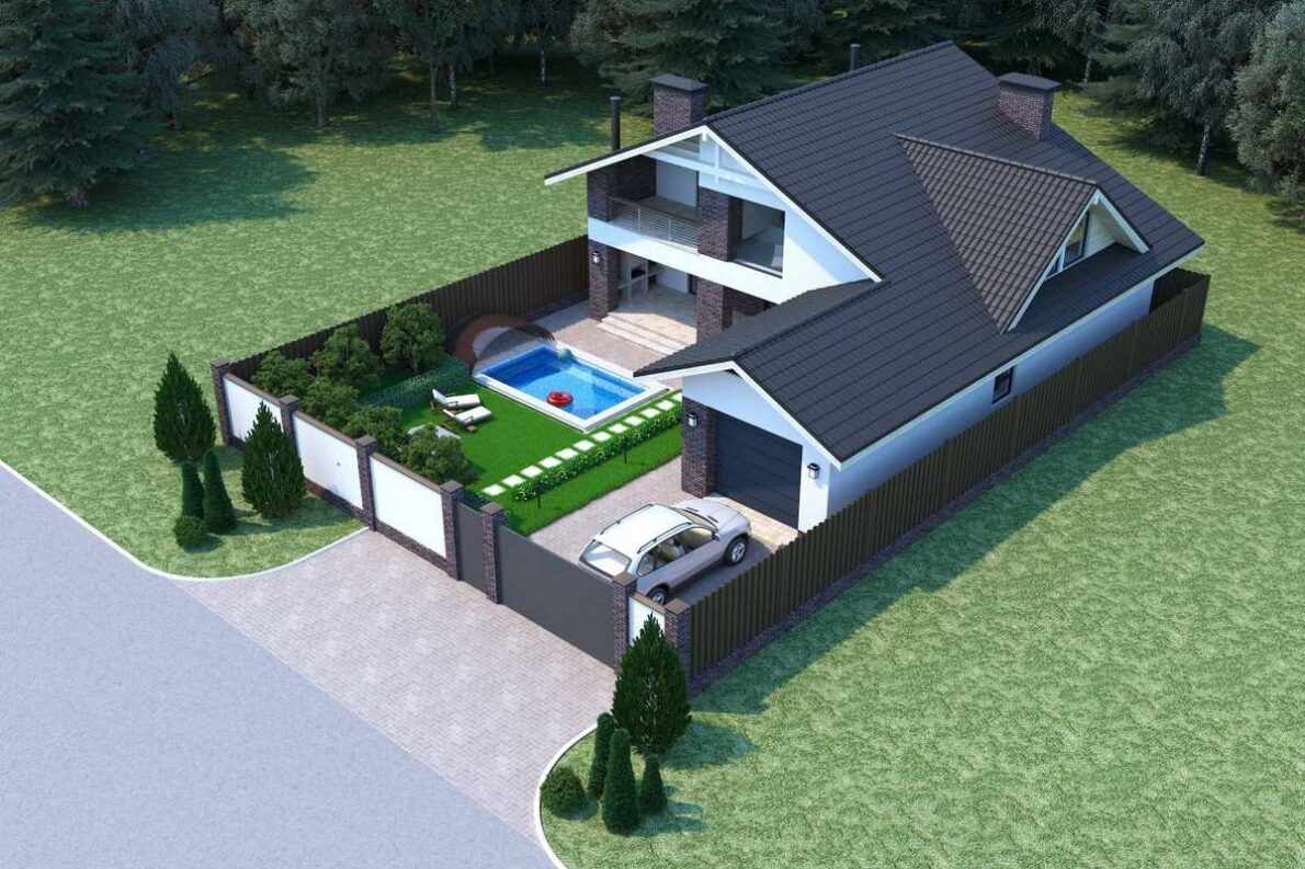Планировка гаражного места