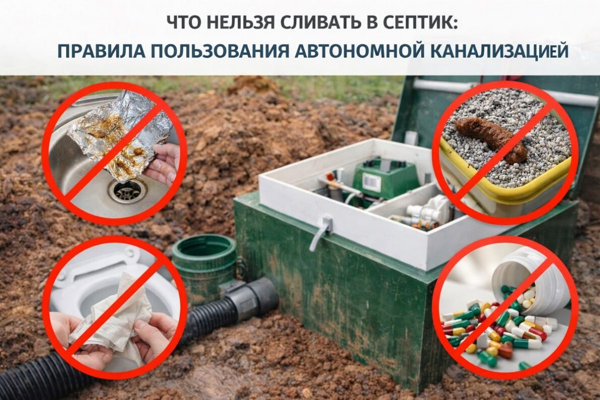 Правила использования септика