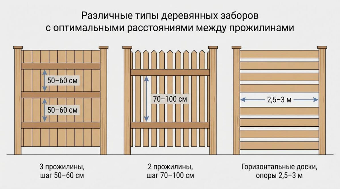 Ошибки установки забора
