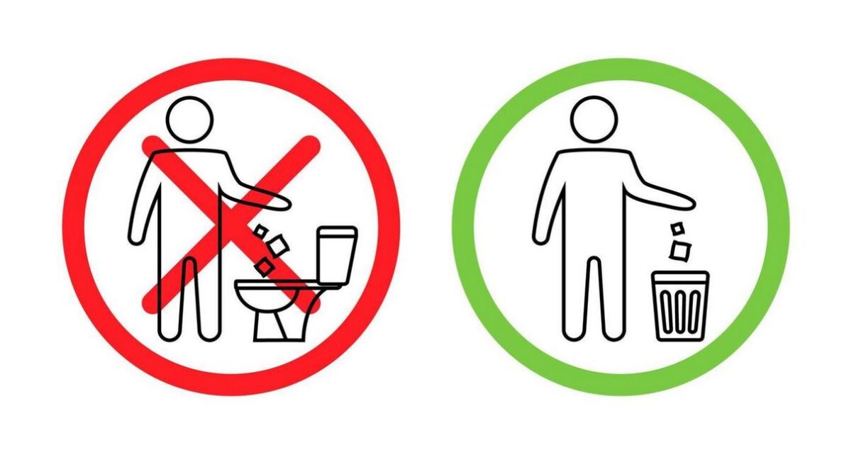 Влажная бумага против септика