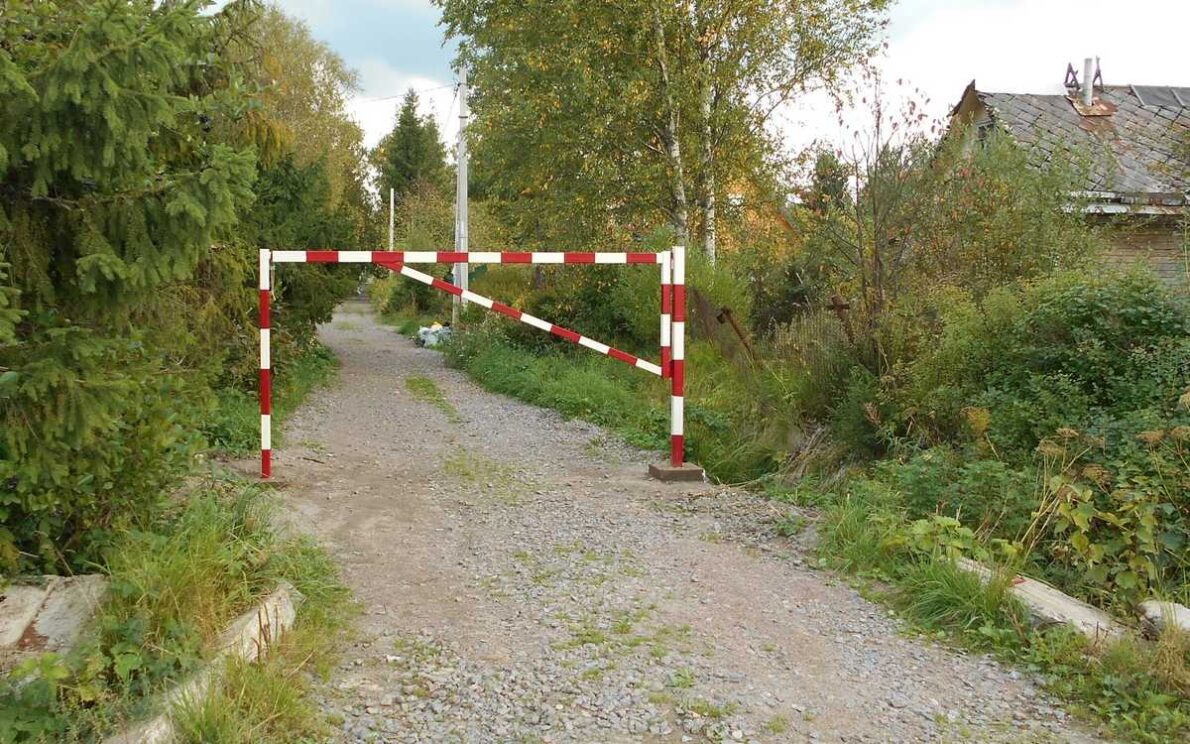 Сервитут между садовыми товариществами