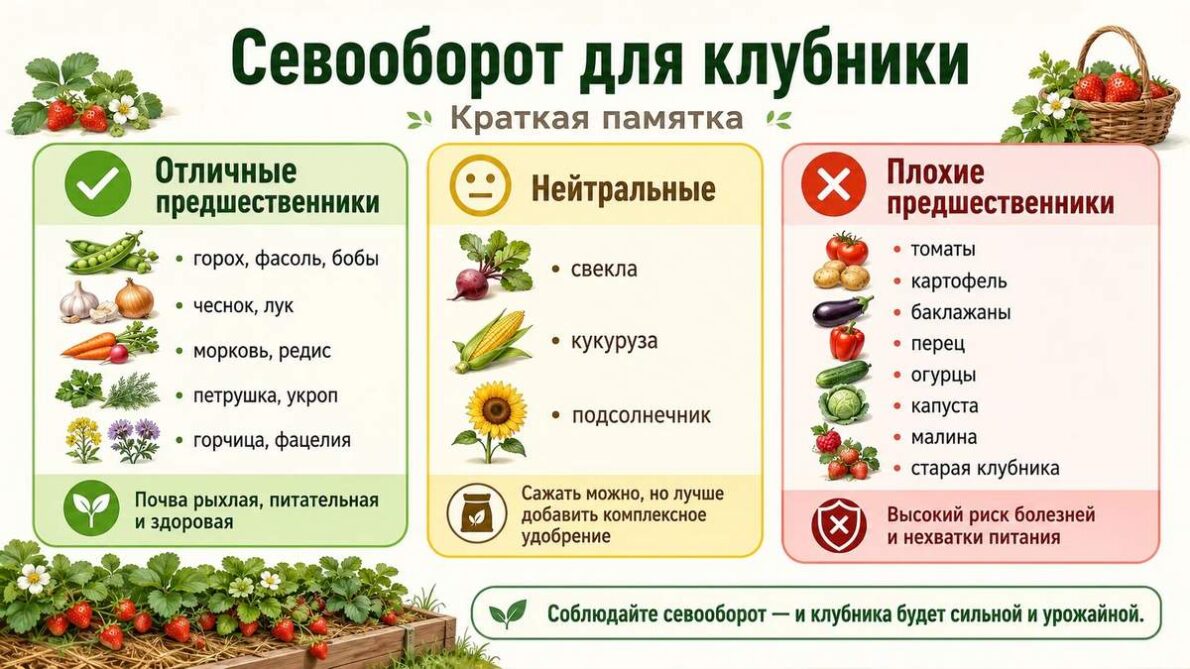 Выбор места для клубники
